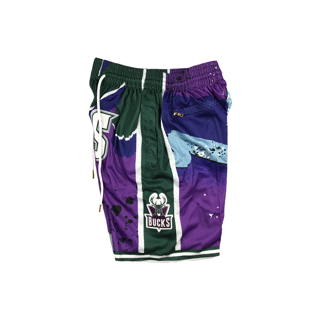 Bucks Vintage Shorts - Paint Splatter