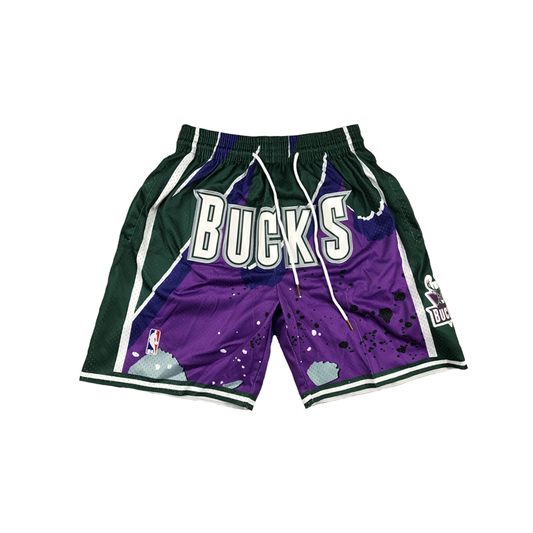 Bucks Vintage Shorts - Paint Splatter