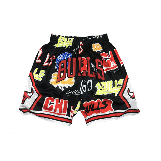 Bulls Vintage Shorts - All Over Print