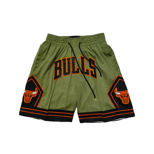 Bulls Vintage Shorts - Green/Orange