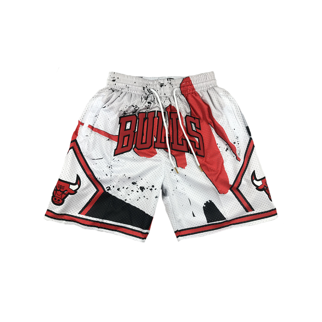 Bulls Vintage Shorts - Paint Splatter