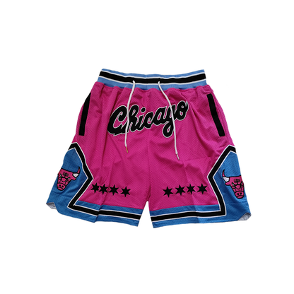 Bulls Vintage Shorts - Pink/Blue