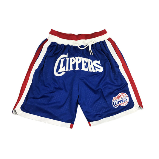 Clippers Script Vintage Shorts - Blue