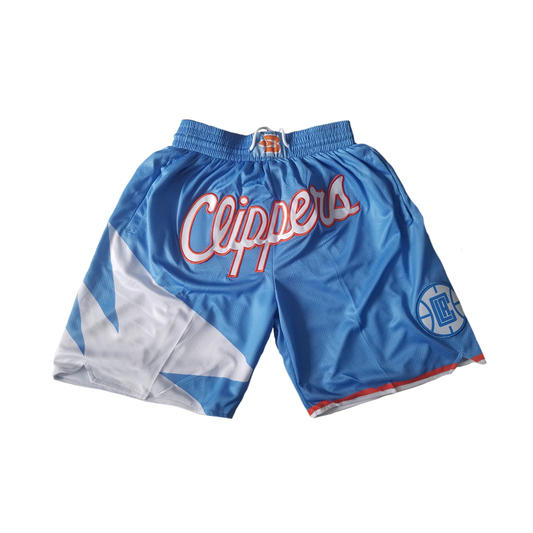 Clippers Vintage Shorts - Light Blue/Script