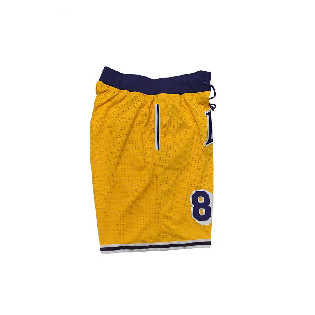 Lakers Vintage Shorts - Kobe/Yellow