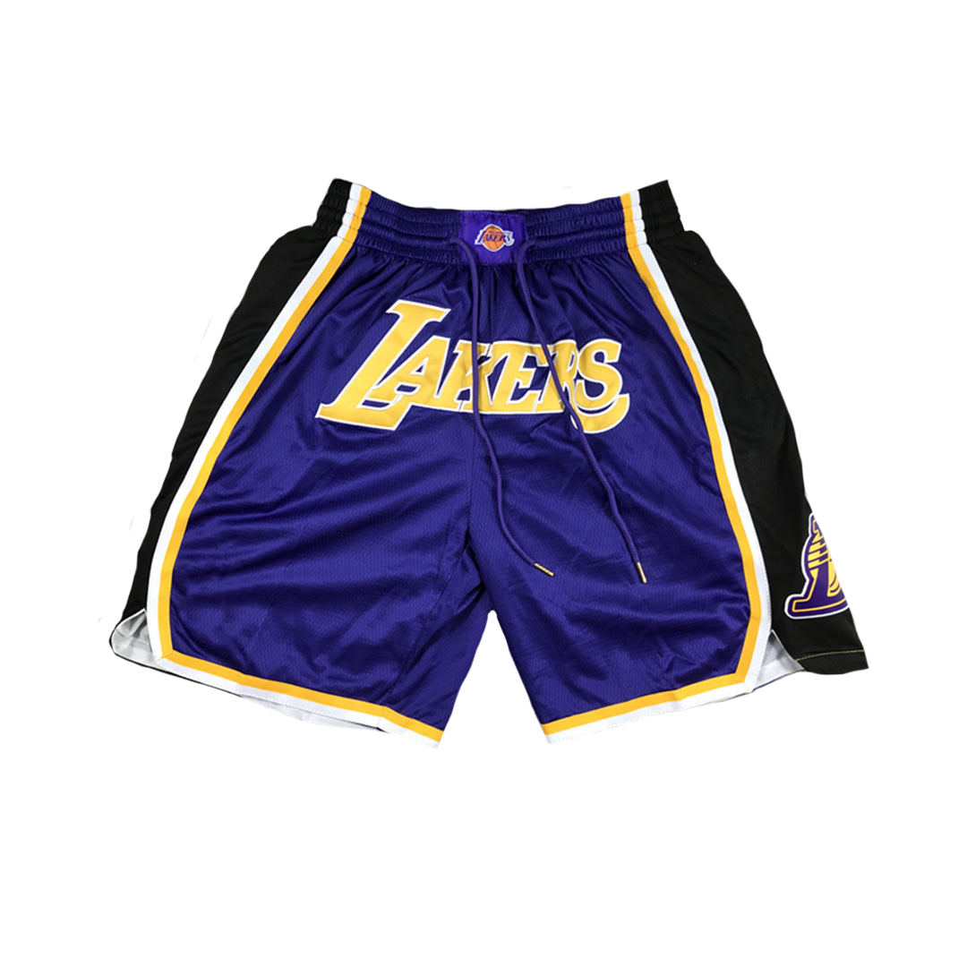 Lakers Vintage Shorts - Purple/Yellow/Black