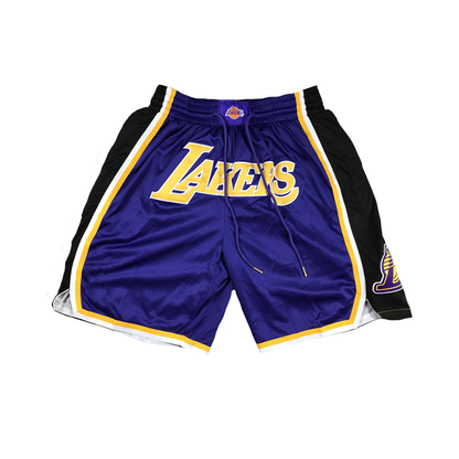 Lakers Vintage Shorts - Purple/Yellow/Black