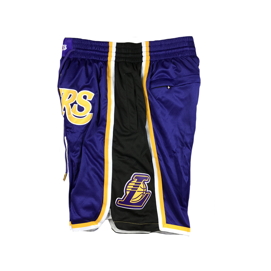 Lakers Vintage Shorts - Purple/Yellow/Black